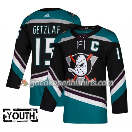 Anaheim Ducks Ryan Getzlaf 15 Adidas 2018-2019 Alternate Authentic Shirt - Kinderen